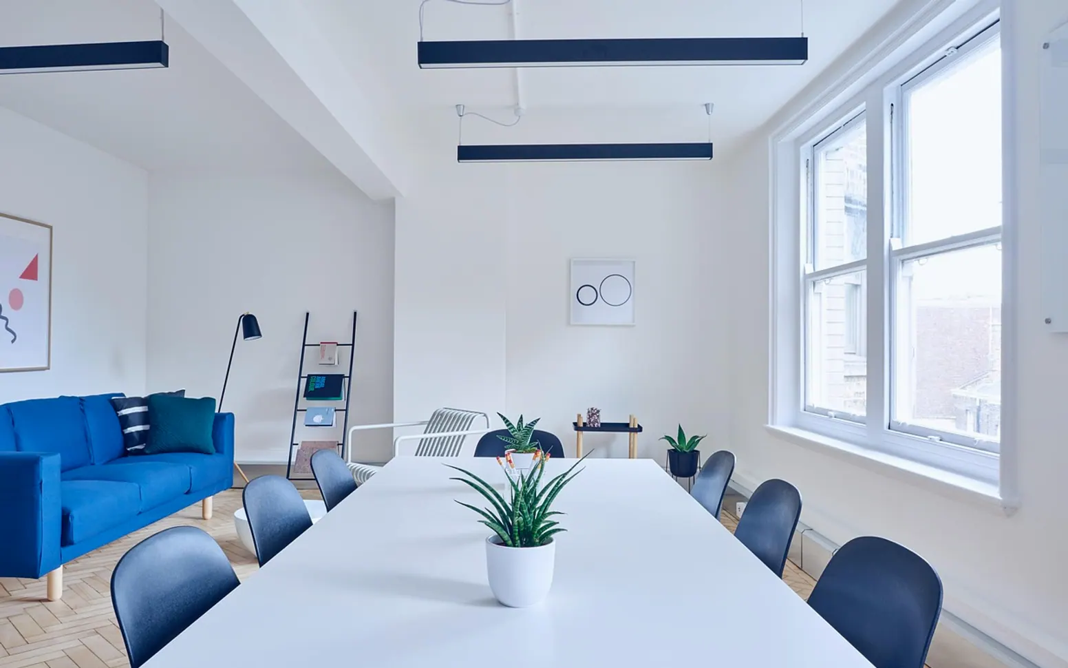 Chairs, conference room and contemporary